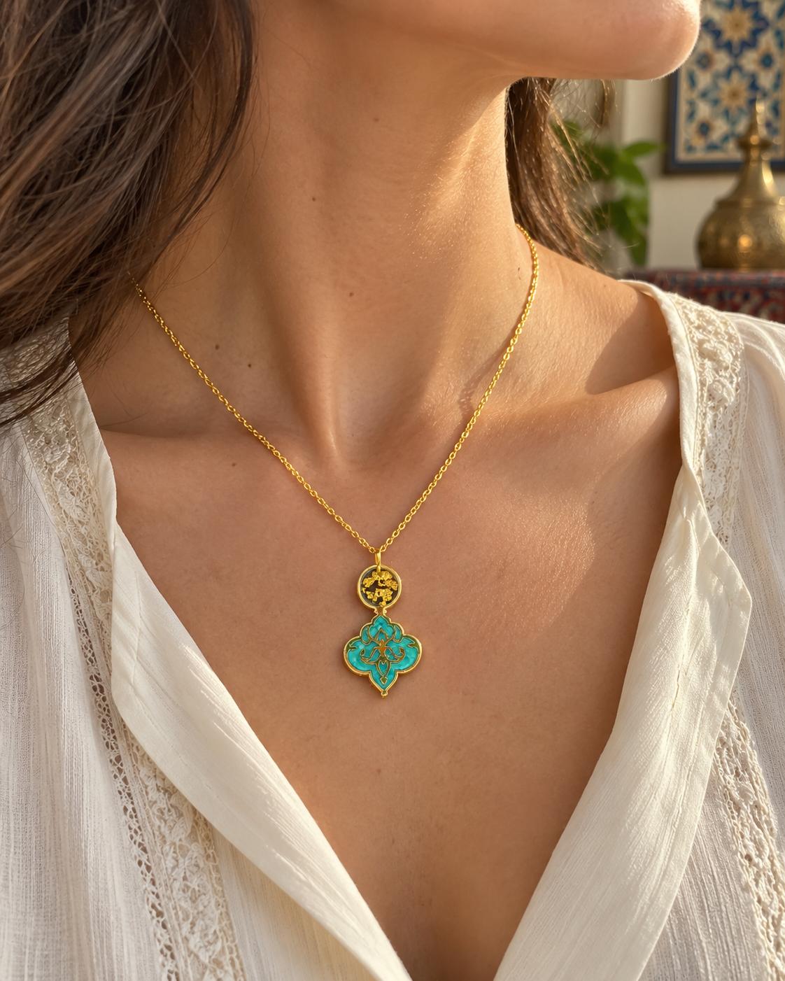 Turquoise Arabesque