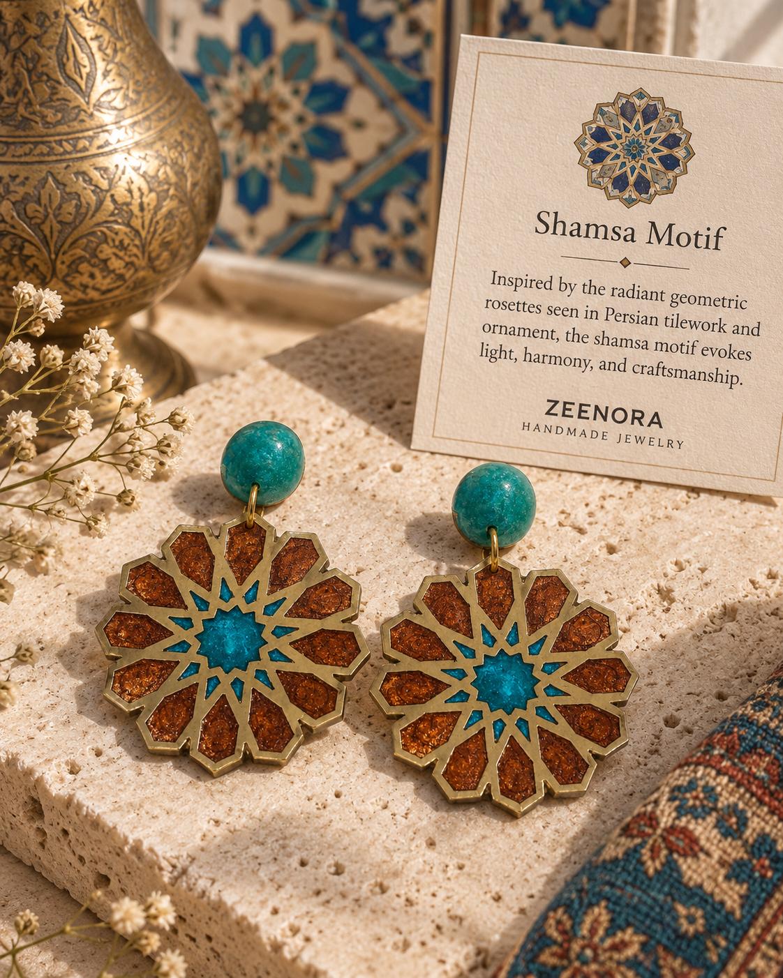 Copper Shamsa