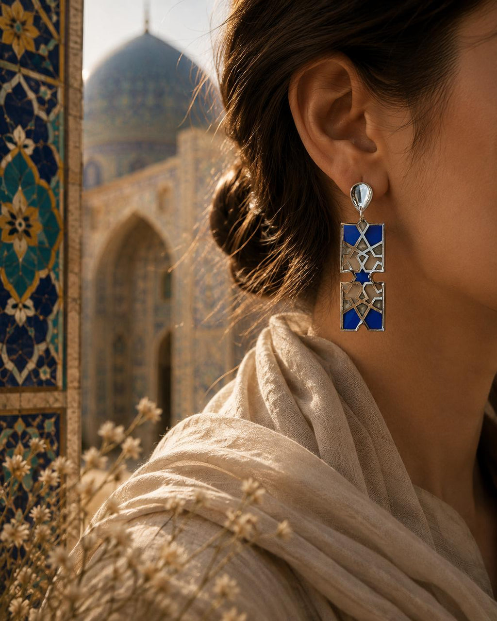 Turquoise Persian Geometry