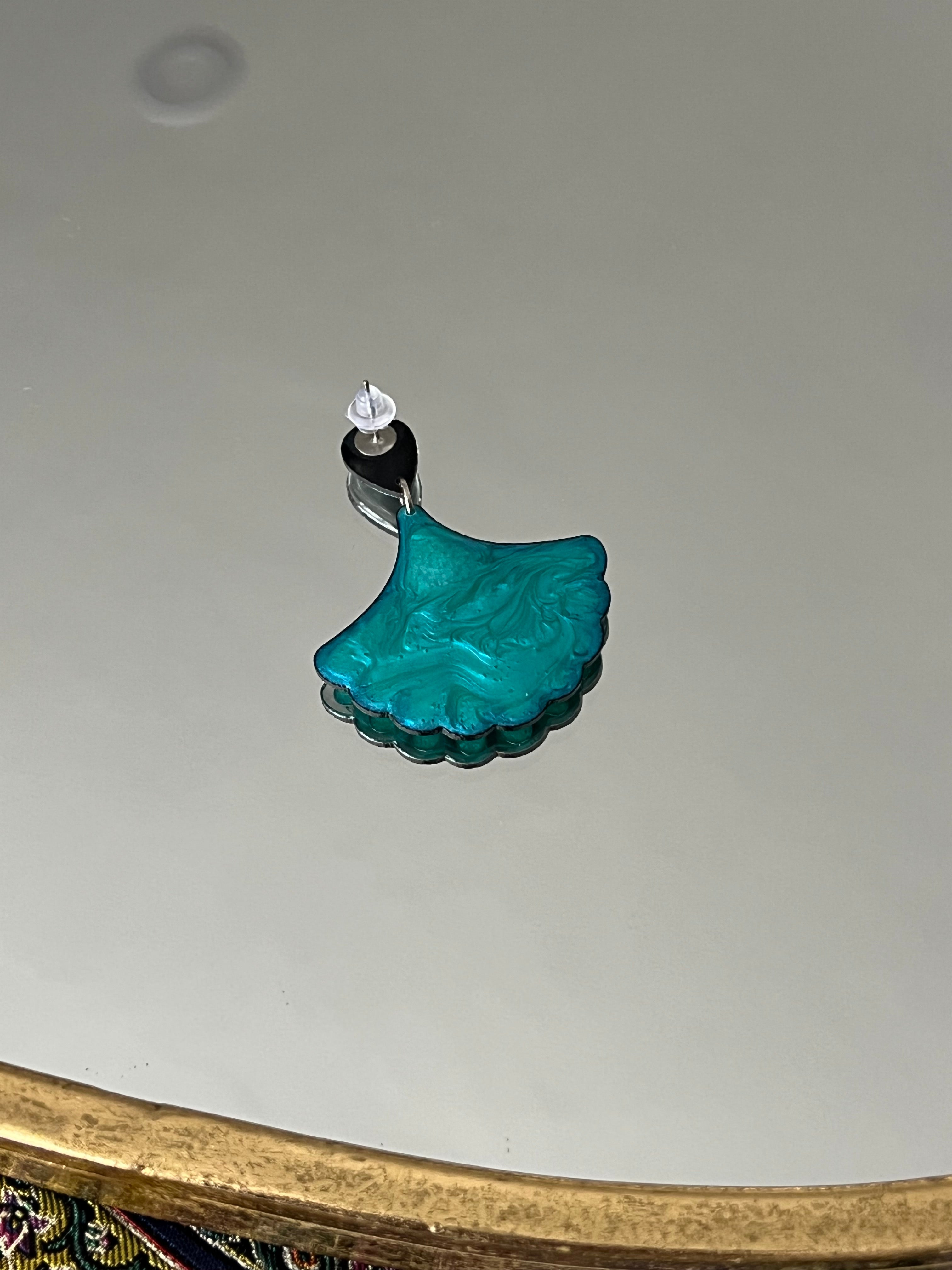 Turquoise Window Earrings