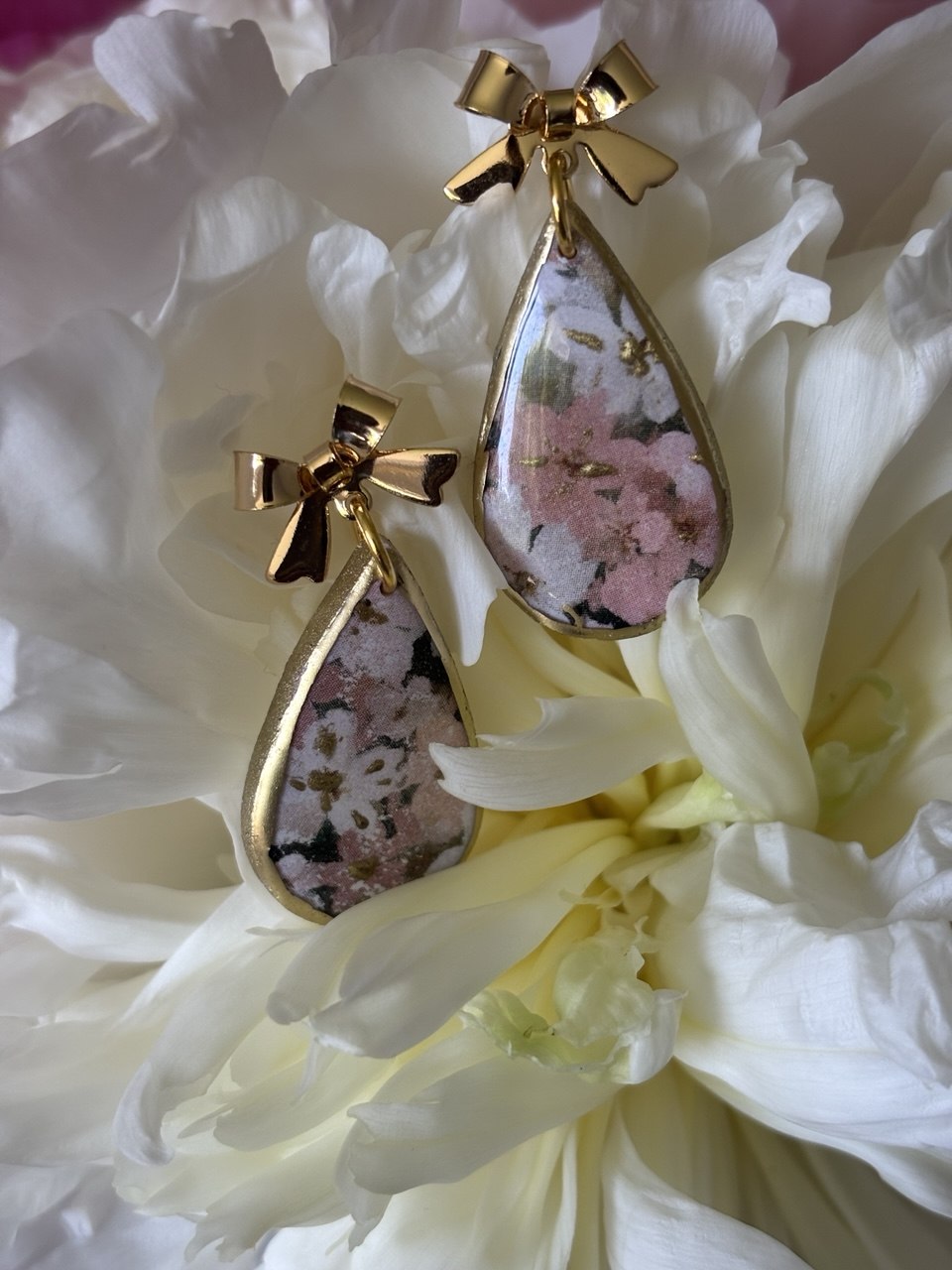 Wrapped with a Bow Earring