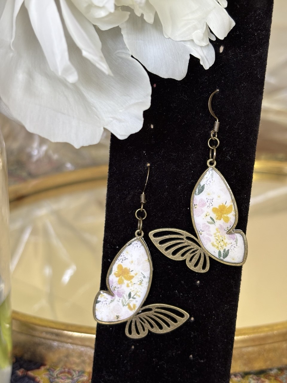 Butterfly Drop Earring